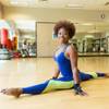 Pediatrician Trina Wiggins, 55, practices the splits in preparation for a Ms. Fitness competition while training at her local YMCA in Las Vegas June 24, 2016.