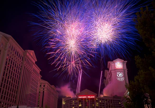 Independence Day Weekend 2016 Fireworks at Caesars Palace