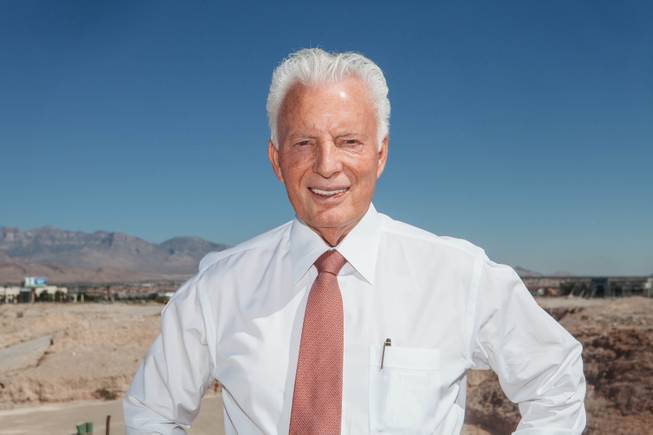 Real estate broker and investor Jack Woodcock at the Spanish View Tower site in southwest Las Vegas on July 7, 2016.