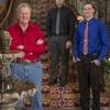 Abbott Lawrence, left, and sons Adam Lawrence, center, and Abbott Lawrence Jr. run Pancho’s Mexican Restaurant. 