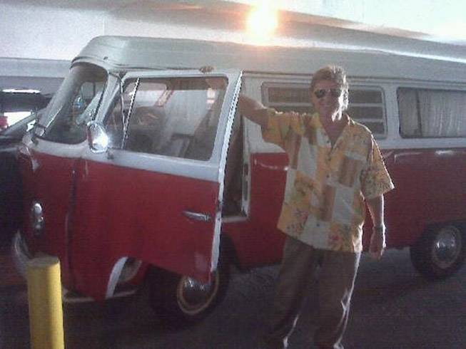 A boy and his rig: Tommy Rocker and his 1970 VW bus.
