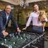 Eric Cohen, left, and Douglas Eisner, managing directors of the Calida Group, pose in the company's offices Thursday, July 21, 2016. Eisner holds his dog Penelope, a 3-year-old Cavalier Spaniel-poodle mix.