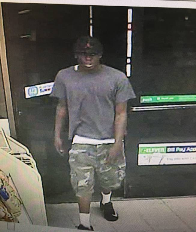 Henderson Police identified this man as a suspect in the armed robbery of a convenience store about 11:30 p.m. Monday, July, 25, 2016, at 1453 N. Boulder Highway.