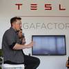 Elon Musk, CEO of Tesla Motors discusses the company's new Gigafactory Tuesday, July 26, 2016, in Sparks. 