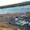 A sea of garbage was left behind some of the 30,000 participants of the Bullhead City River Regatta, dubbed the “world’s largest river tube-float.” 
