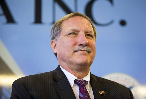 Daniel Bogden, U.S. Attorney for the District of Nevada, attends an opening ceremony for the Federal Justice Tower, a new office building in downtown Las Vegas, Thursday, Aug. 18, 2016. The building will provide office space for multiple components of U.S. Immigration and Customs Enforcement, the U.S. Attorneys Office for the District of Nevada, the Federal Protective Service and the Department of Labors Office of the Inspector General.