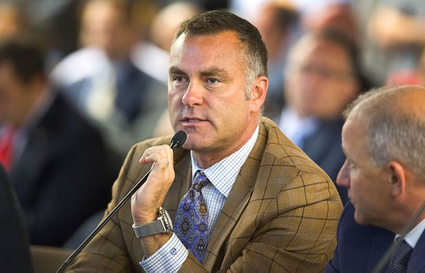 Bill Rhoda, president of Convention, Sports & Leisure (CSL) International, speaks during a Southern Nevada Tourism Infrastructure Committee meeting at UNLV Thursday, Aug. 25, 2016.