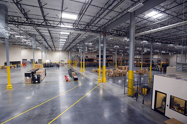 A view of the shipping and receiving area in new 291,000 sq. ft. headquarters of Ainsworth North America near I-215 and Jones Boulevard Thursday Sept. 22, 2016. Ainsworth North America is the U.S. division of Australian slot manufacturer Ainsworth Game Technology.