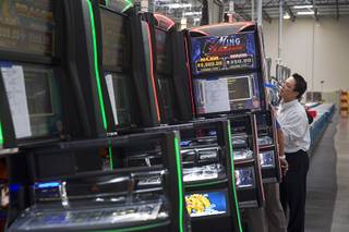 Slot machines are assembled in the new 291,000 sq. ft. headquarters of Ainsworth North America near I-215 and Jones Boulevard Thursday Sept. 22, 2016. Ainsworth North America is the U.S. division of Australian slot manufacturer Ainsworth Game Technology.