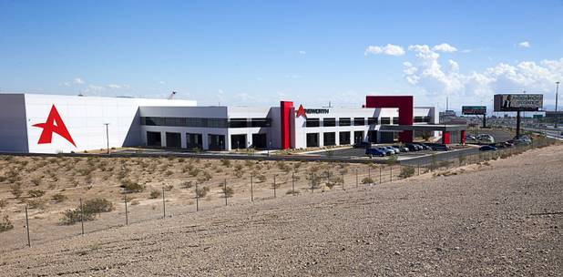 A view of the new 291,000 sq. ft. headquarters of Ainsworth North America near I-215 and Jones Boulevard Thursday Sept. 22, 2016. Ainsworth North America is the U.S. division of Australian slot manufacturer Ainsworth Game Technology.