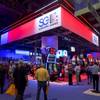 The Scientific Games booth is shown during the Global Gaming Expo (G2E) convention at the Sands Expo and Convention Center Tuesday, Sept. 27, 2016.