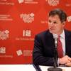 American Gaming Association President and CEO Geoff Freeman participates in a panel discussion during the Global Gaming Expo.