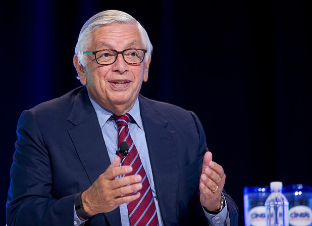 Former NBA Commissioner David Stern responds to a question during the Global Gaming Expo (G2E) convention at the Sands Expo and Convention Center Thursday, Sept. 29, 2016.