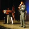 Colin Seale, founder and chief executive officer of thinkLaw, speaks after winning a business-pitch competition at the fifth annual Governor's Conference on Business, hosted by the State of Nevada Department of Business and Industry at the Rio, on Friday, Sept. 30. 