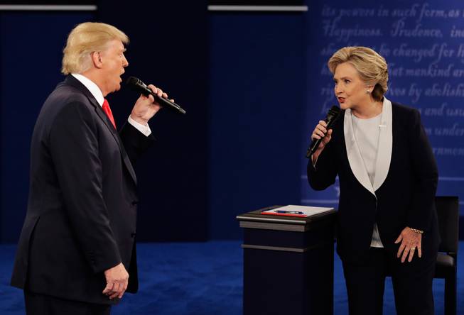 Clinton and Trump debate 2
