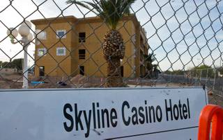 The Skyline Casino in Henderson is adding a hotel wing and the construction has already began on Friday, Oct. 7, 2016.