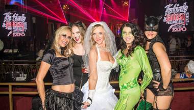 Attendees were encouraged to “display their wild side” during the Fetish and Fantasy Halloween Ball at the Hard Rock Hotel & Casino on Saturday, Oct. 29, 2016.