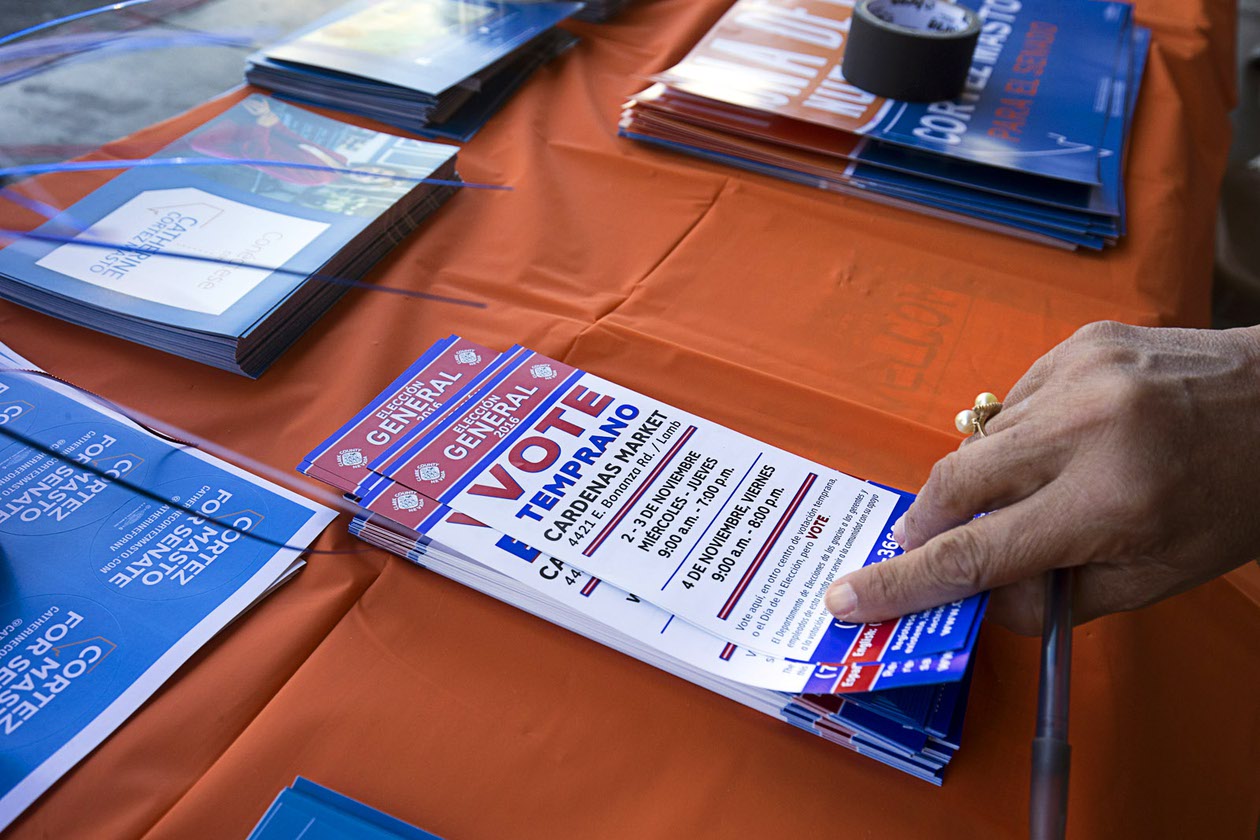 Latino voters in key battleground states, including Nevada, are turning against President Donald Trump and Republicans ahead of the 2026 midterms, according to new polling released Monday.