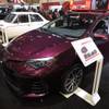 A 2017 Toyota Corolla is seen next to a first generation 1969 Corolla during the second day of the SEMA show at the Las Vegas Convention Center Wednesday, Nov. 2, 2016.