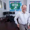 Mark Sedenquist, owner of Imbrifex, a local book publishing company, poses in his home office Thursday, Nov. 10, 2016. 