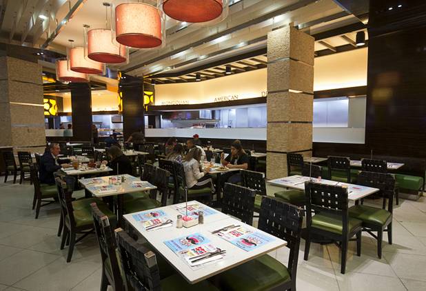 A view of a dining area in the Bistro Buffet at the Palms Monday, Nov. 21, 2016. The quality of the food in the buffet is even better than before, said Palms vice president and general manager Michael Jerlecki. STEVE MARCUS