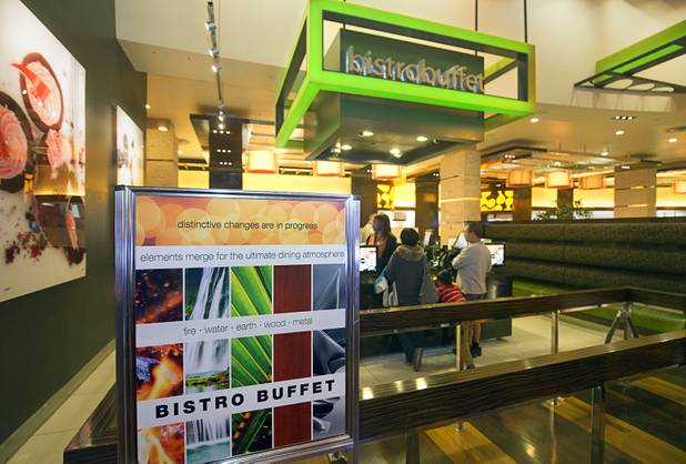 A view of the Bistro Buffet at the Palms Monday, Nov. 21, 2016. The quality of the food in the buffet is even better than before, said Palms vice president and general manager Michael Jerlecki. STEVE MARCUS