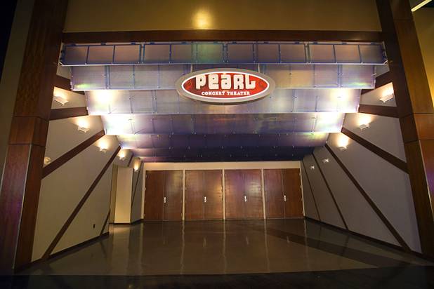 The entrance to the Pearl Theater is shown at the Palms Monday, Nov. 21, 2016. Station Casinos completed its acquisition of the Palms in October. STEVE MARCUS