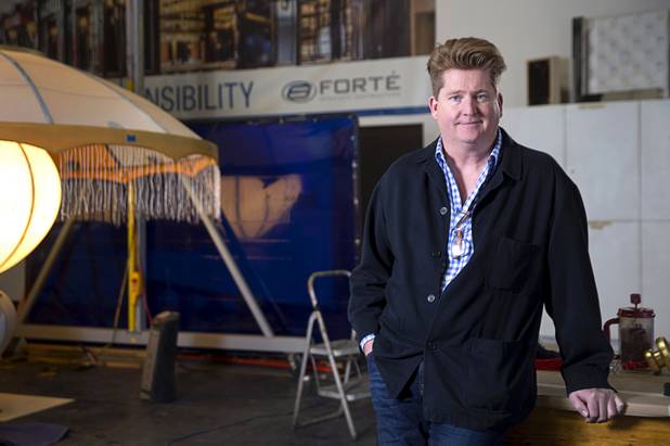 Scott Acton, founder and CEO of Forte Specialty Contractors, poses in the company's workshop Wednesday, Nov. 30, 2016. The Las Vegas-based construction company specializes in building experiential venues within the hospitality, restaurant, retail and entertainment industries. 
