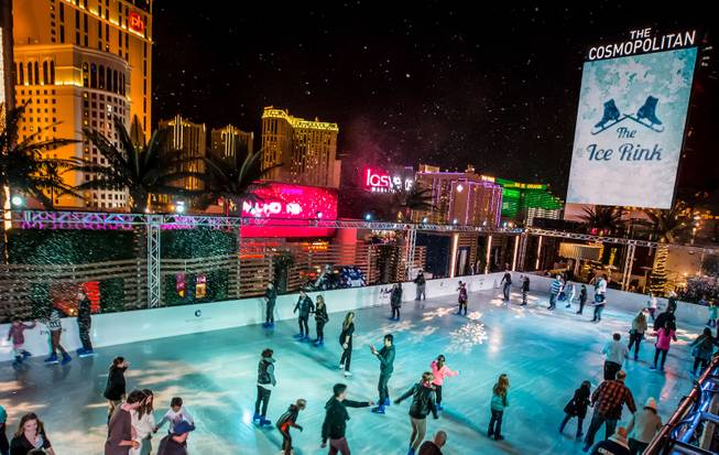 The Cosmopolitan put its Boulevard Pool on ice for the season.