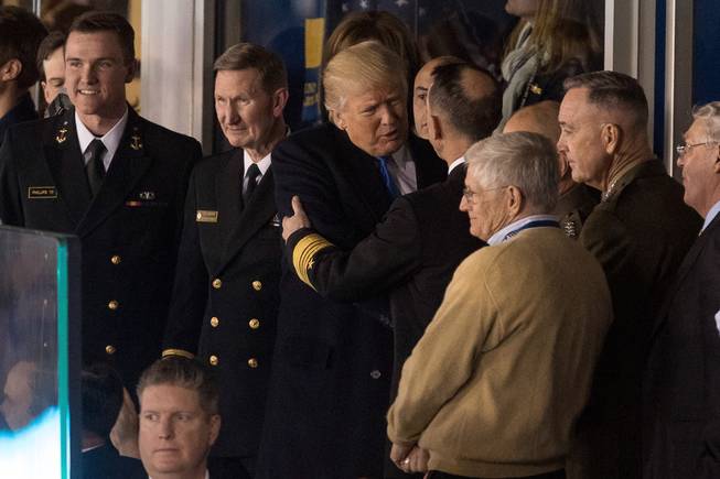 Trump at Army-Navy game