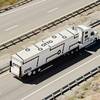 Otto test-runs an 18-wheeler on Interstate 80 outside Reno highway in May using an aftermarket add-on that converts just about any truck already on the road into an autonomous-capable vehicle. 

