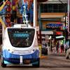 The nation's first completely autonomous, fully electric shuttle was deployed in the Innovation District in downtown Las Vegas on Tuesday, Jan. 10, 2017.