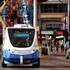 The nation's first completely autonomous, fully electric shuttle was deployed in the Innovation District in downtown Las Vegas on Tuesday, Jan. 10, 2017.
