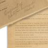 The letter a German commander presented to the U.S. in Bastogne, Belgium, during World War II is on display this weekend at the Antique Arms Show in Las Vegas.