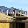 Carpenters work on an affordable housing complex being built by Nevada HAND on Boulder Highway, Monday, Jan. 23, 2017. Nevada HAND is a real estate development company that focuses on affordable housing projects. 