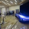 The Faraday Future FF91 concept car  is displayed before the North Las Vegas "State of the City" address at Aliante in North Las Vegas Thursday, Jan. 26, 2017.