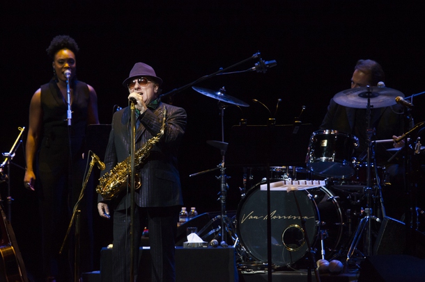 Van Morrison performs in concert at The Colosseum at Caesars Palace, Friday, Jan. 13, 2016.