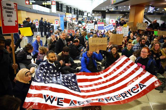 Immigration protest at SeaTac