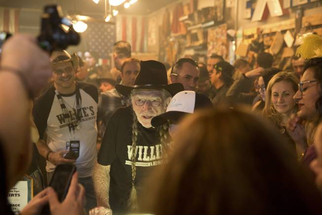 Willie's Reserve Event in Downtown Las Vegas