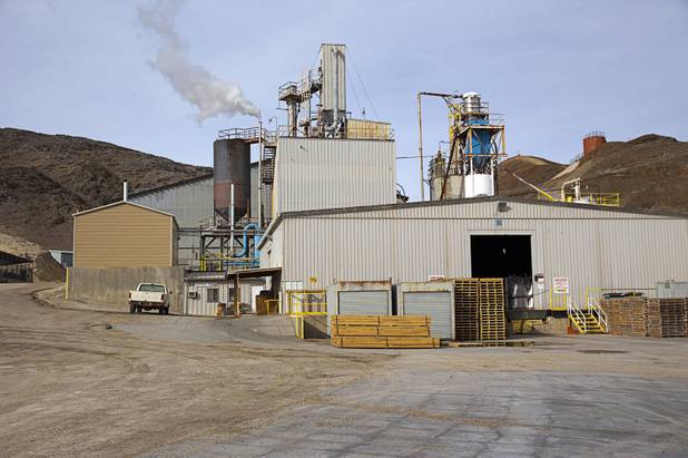 The Silver Peak lithium mine facility near Tonopah, Nev. Monday, Jan. 30, 2017.