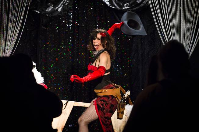 Tina Cione performs in Majestik Burlesque at the Royal Resort Hotel, Thursday, Jan. 26, 2017.
