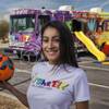 Karen Rangel is the owner of FITWHEELZ, a business that is committed to children's fitness, with her vehicle set up at Charlie Frias Park on Thursday, Feb. 2, 2017.