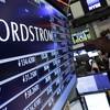 In this May 13, 2016, file photo, the Nordstrom logo is displayed above the post where it trades on the floor of the New York Stock Exchange in New York.