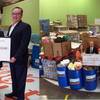 Boyd Gaming gave $50,000 and Bank of America gave $25,000 to Three Square Food Bank. The nonprofit collected 16,060 pounds of food and $37,318 in donations during a community-wide food drive in September.