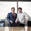 Remark Media CEO Kai-Shing Tao, left, and Chief Technology Officer Jason Wei