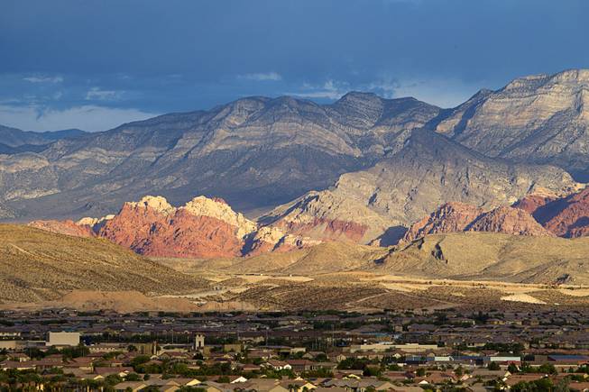 Since 2002, developers have tried to persuade Clark County to change the zoning on an old gypsum mine site about 5 miles from the Red Rock Canyon National Conservation Area, in the interest of building a higher-density residential project there.  