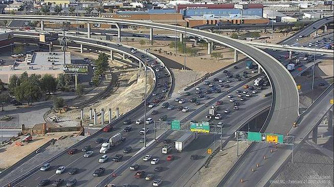 The Interstate 15 northbound to U.S. Highway 95 northbound ramp will reopen by 6 a.m. Wednesday, according to the Nevada Department of Transportation (NDOT). Closed in October, the ramp sees approximately 4,000 vehicles per hour during peak travel times.
