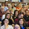 A packed house listens in as speakers make their points before the Clark County Commission taking up Blue Diamond housing project near Red Rock on Wednesday, February 22, 2017.