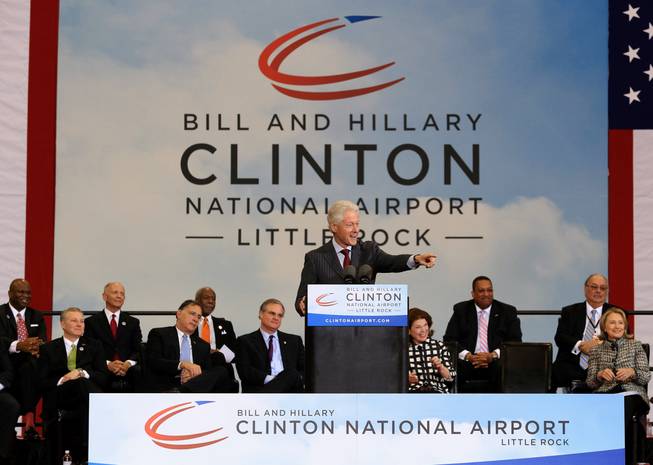 Clintons airport