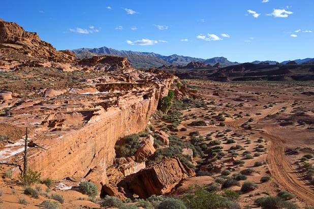 A view of the Little Finland area in Gold Butte National Monument Thursday, Feb. 23, 2017.